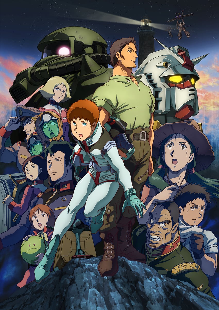 haro, rx-78-2 gundam, zaku ii, sayla mass, bright noa, and 11 more (gundam and 2 more)