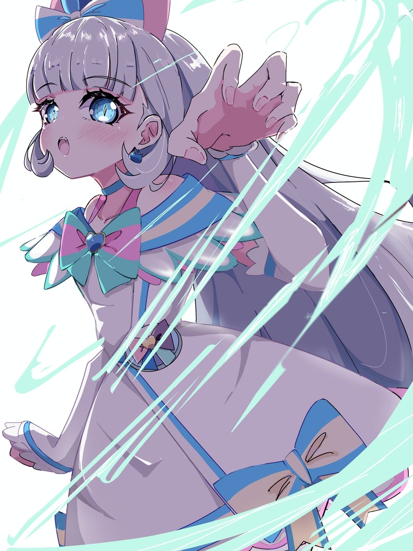 nekoyashiki yuki and cure nyammy (precure and 1 more) drawn by nuanko