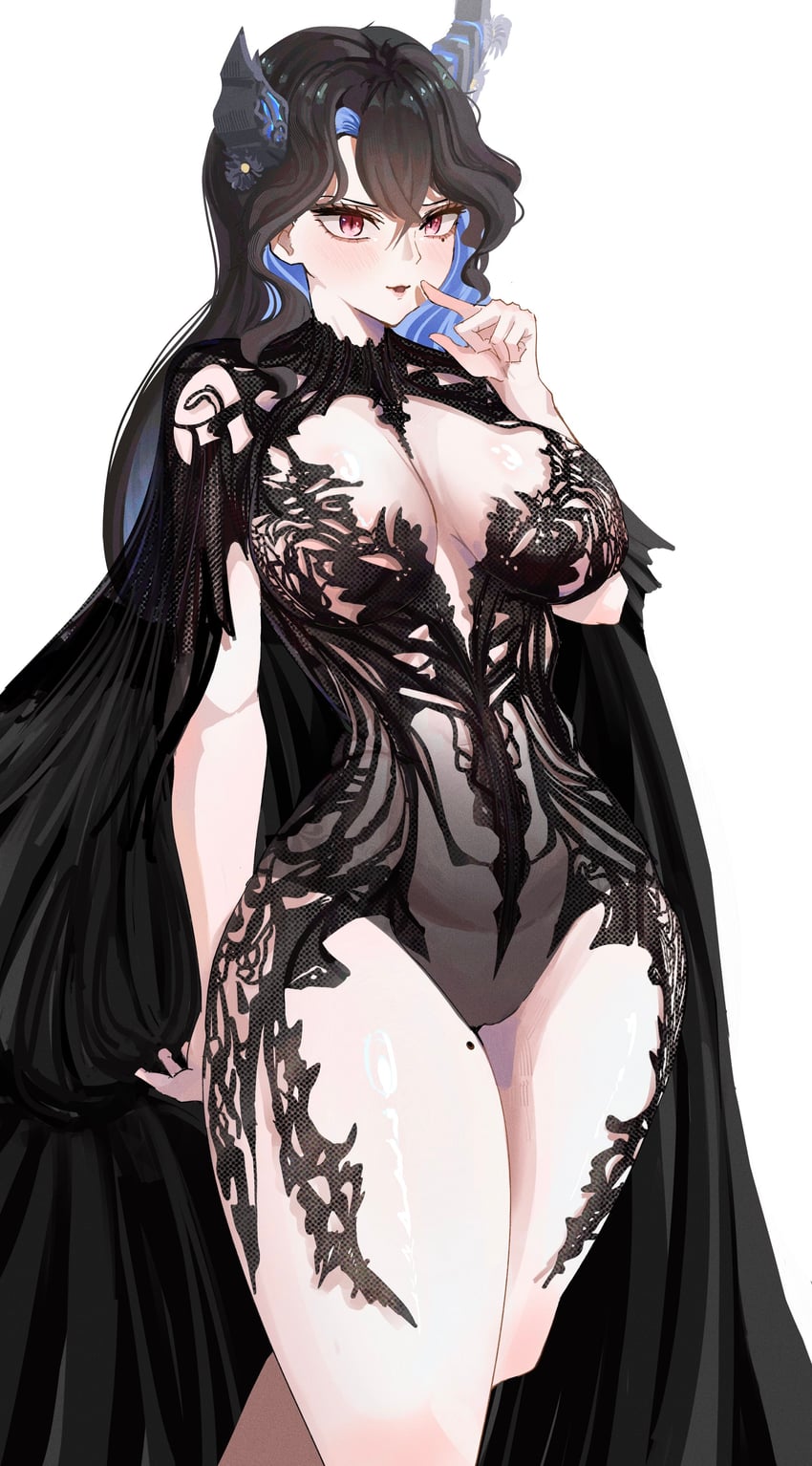nerissa ravencroft (hololive and 1 more) drawn by harikyon_dzs