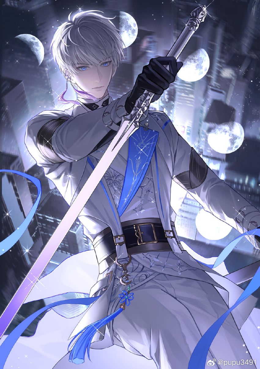 xavier (love and deepspace) drawn by pupu_yuanwei_pu_pu