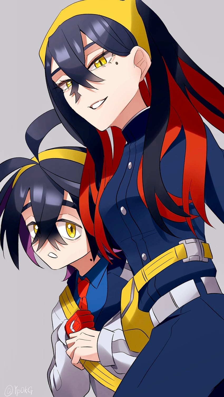 kieran and carmine (pokemon and 1 more) drawn by yp0kg