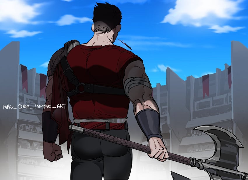 darius (league of legends) drawn by mag_cora_imparo