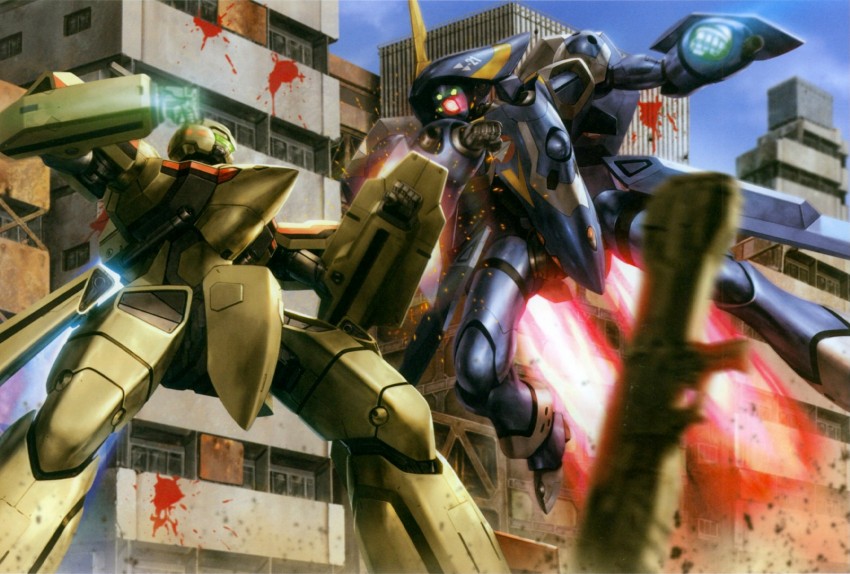 yf-19, isamu dyson, yf-21, and guld goa bowman (macross and 1 more)