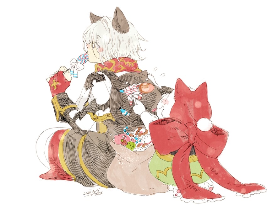 arch bishop, poring, summoner, and deviruchi (ragnarok online) drawn by tokio_(okt0w0)
