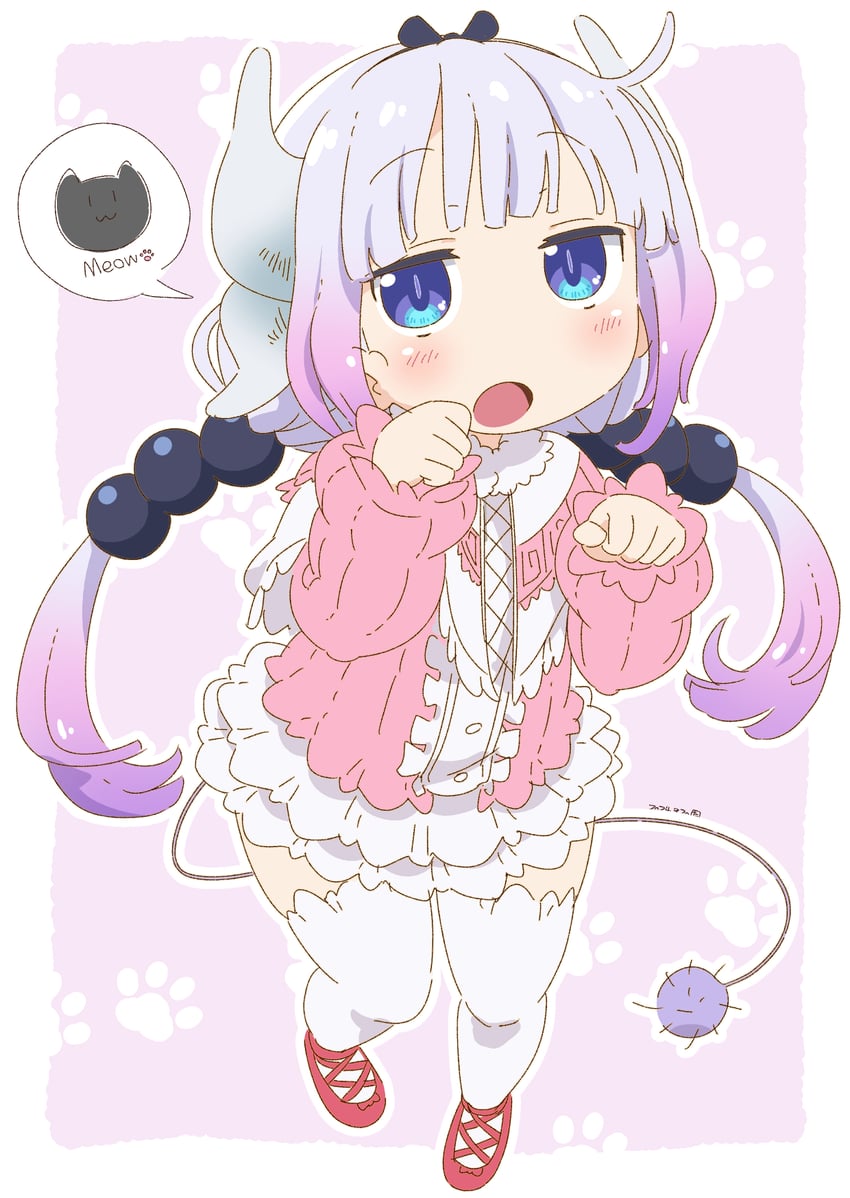 kanna kamui (kobayashi-san chi no maidragon) drawn by tabayan_jigokuhen