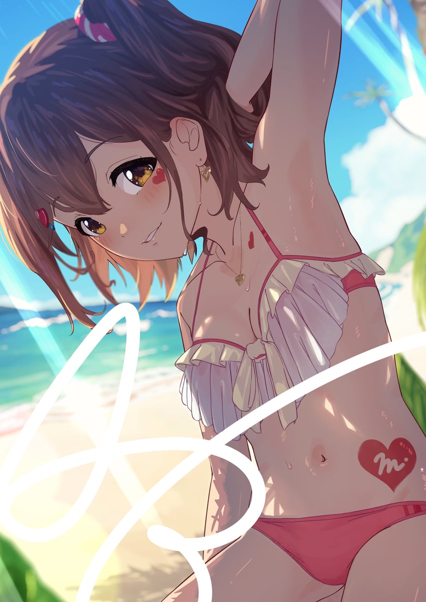 kasuga mirai (idolmaster and 2 more) drawn by splashab