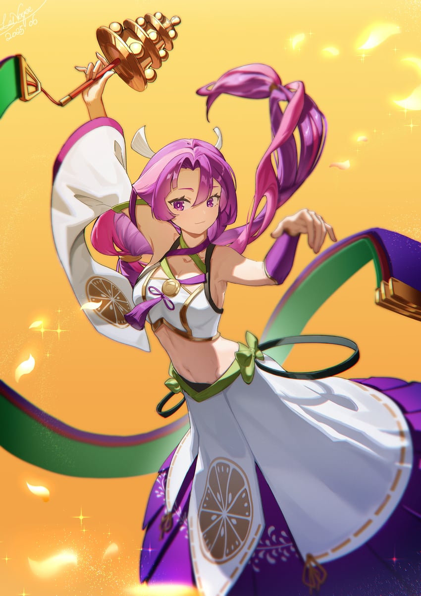 sanaki the mikanko devotee (yu-gi-oh!) drawn by lanoyee