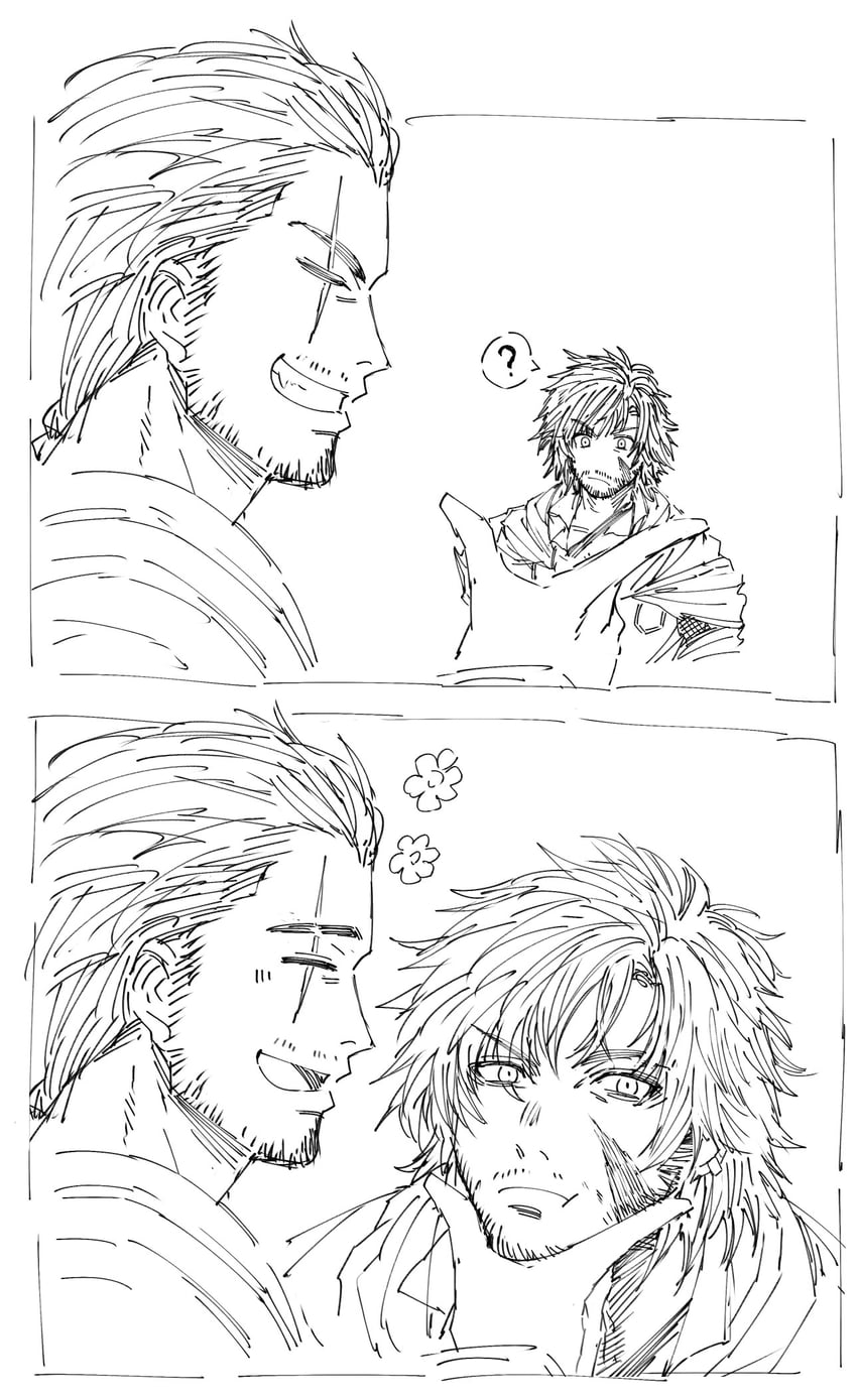 clive rosfield and gav (final fantasy and 1 more) drawn by zanki