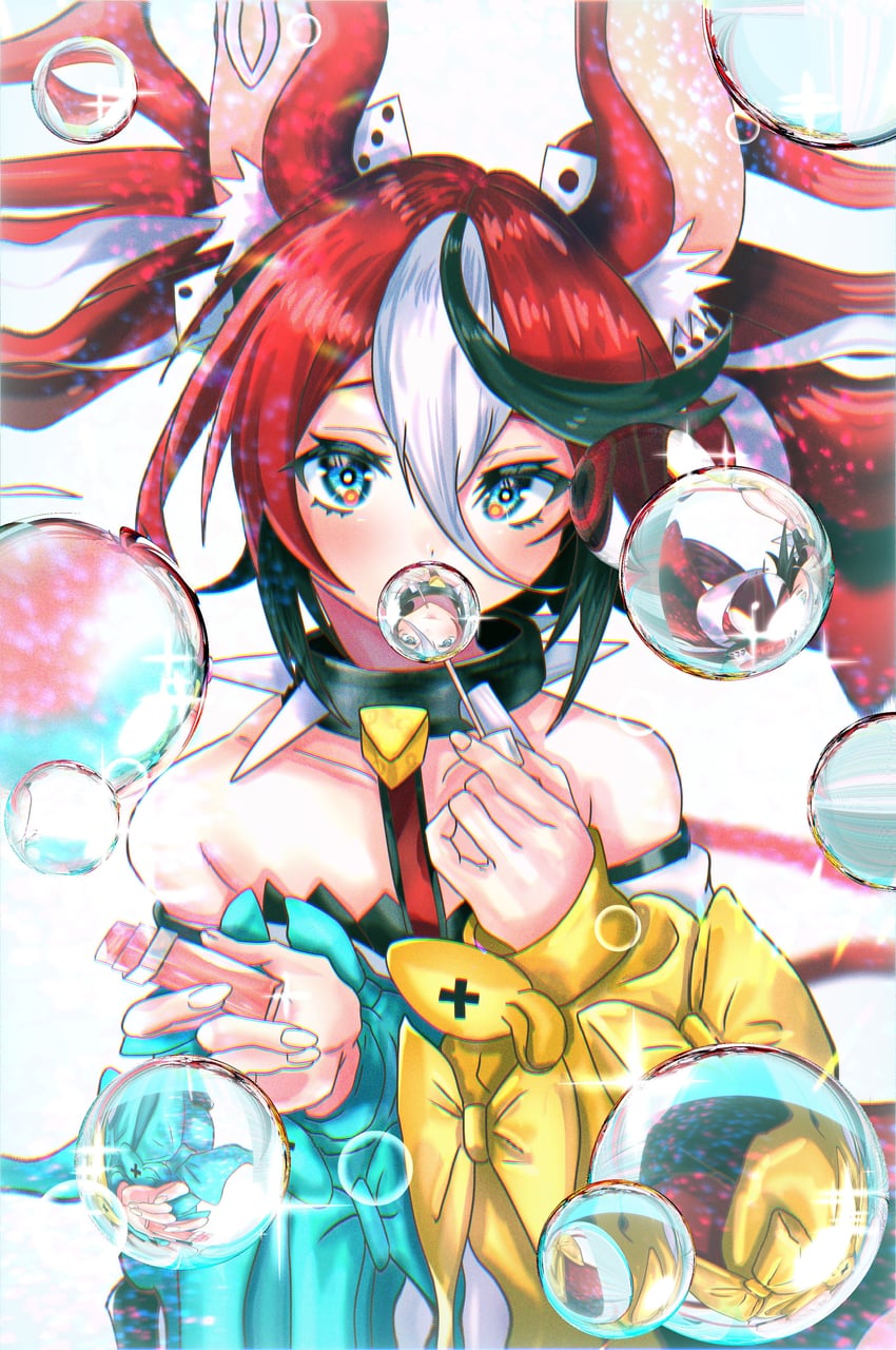 hakos baelz (hololive and 1 more) drawn by terra_bose