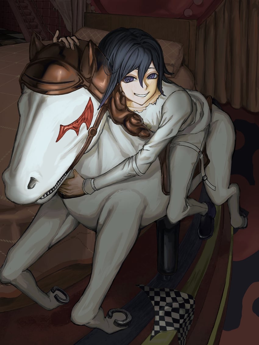 oma kokichi (danganronpa and 1 more) drawn by asahina_xax