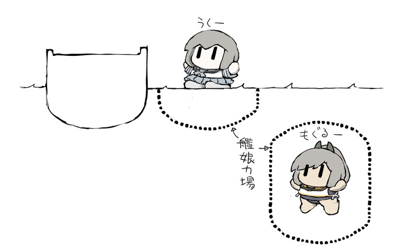 fubuki and i-401 (kantai collection) drawn by task_(s_task80)