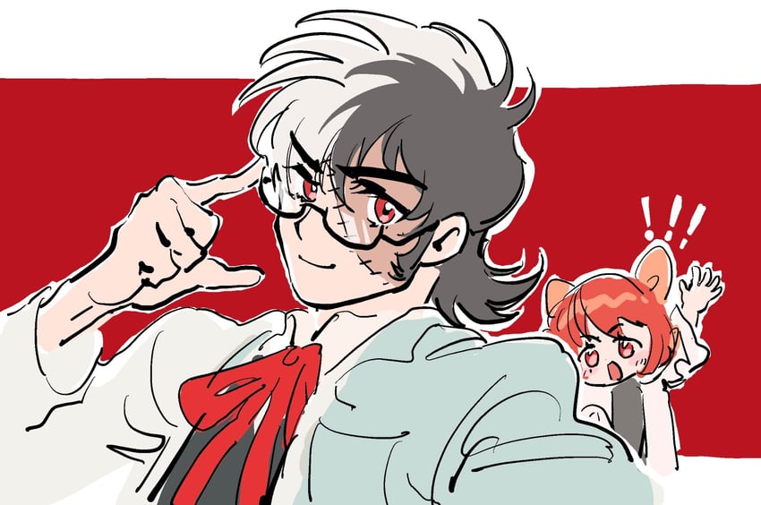black jack and pinoko (black jack) drawn by wenwen_0902