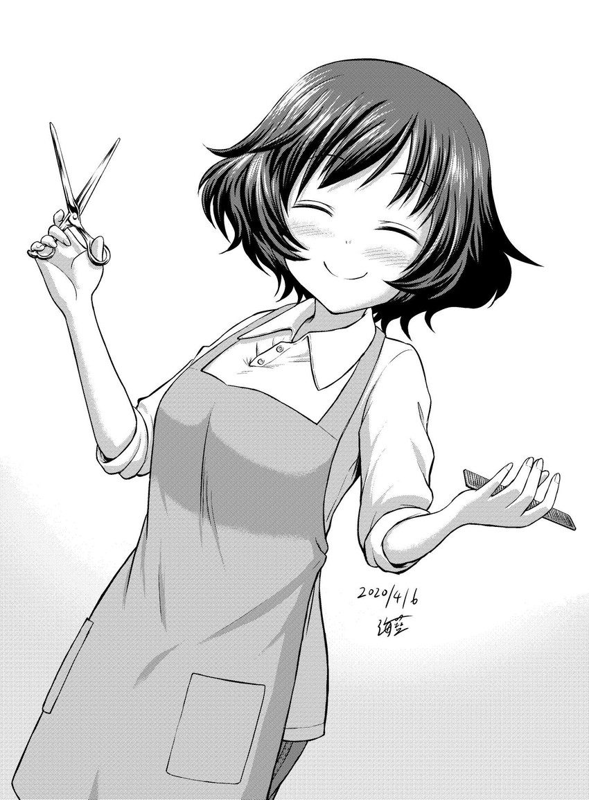 akiyama yukari (girls und panzer) drawn by hairanworkshop