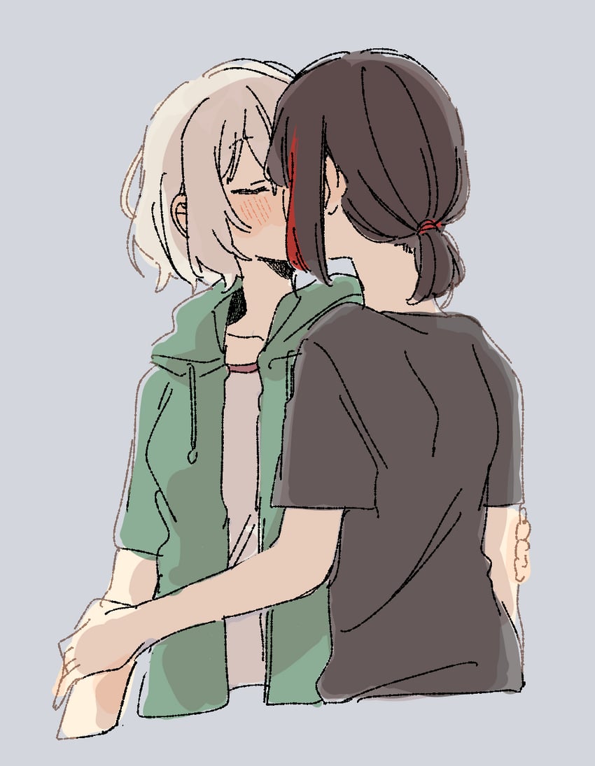 mitake ran and aoba moca (bang dream!) drawn by zawameki
