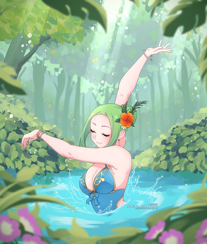 nephenee (fire emblem and 2 more) drawn by leitz_acaroline