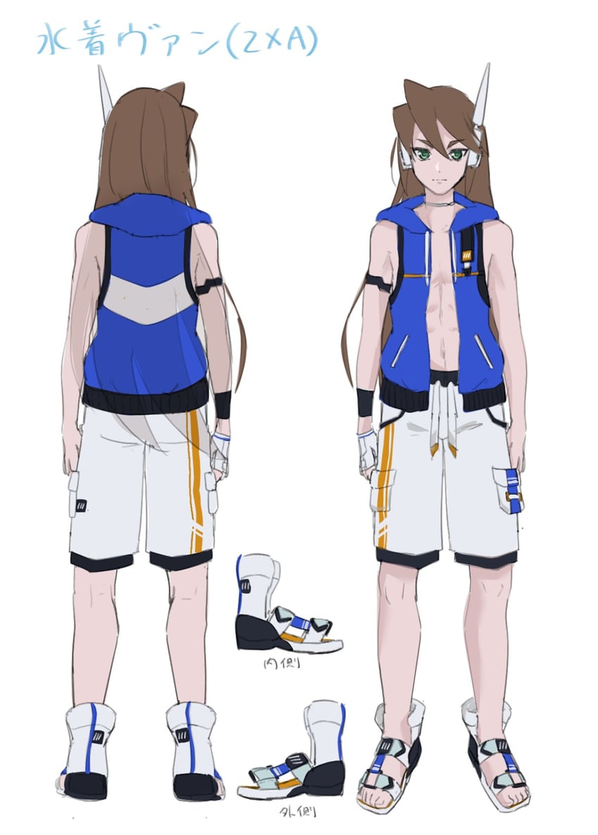 vent (mega man and 2 more) drawn by lemon_inu