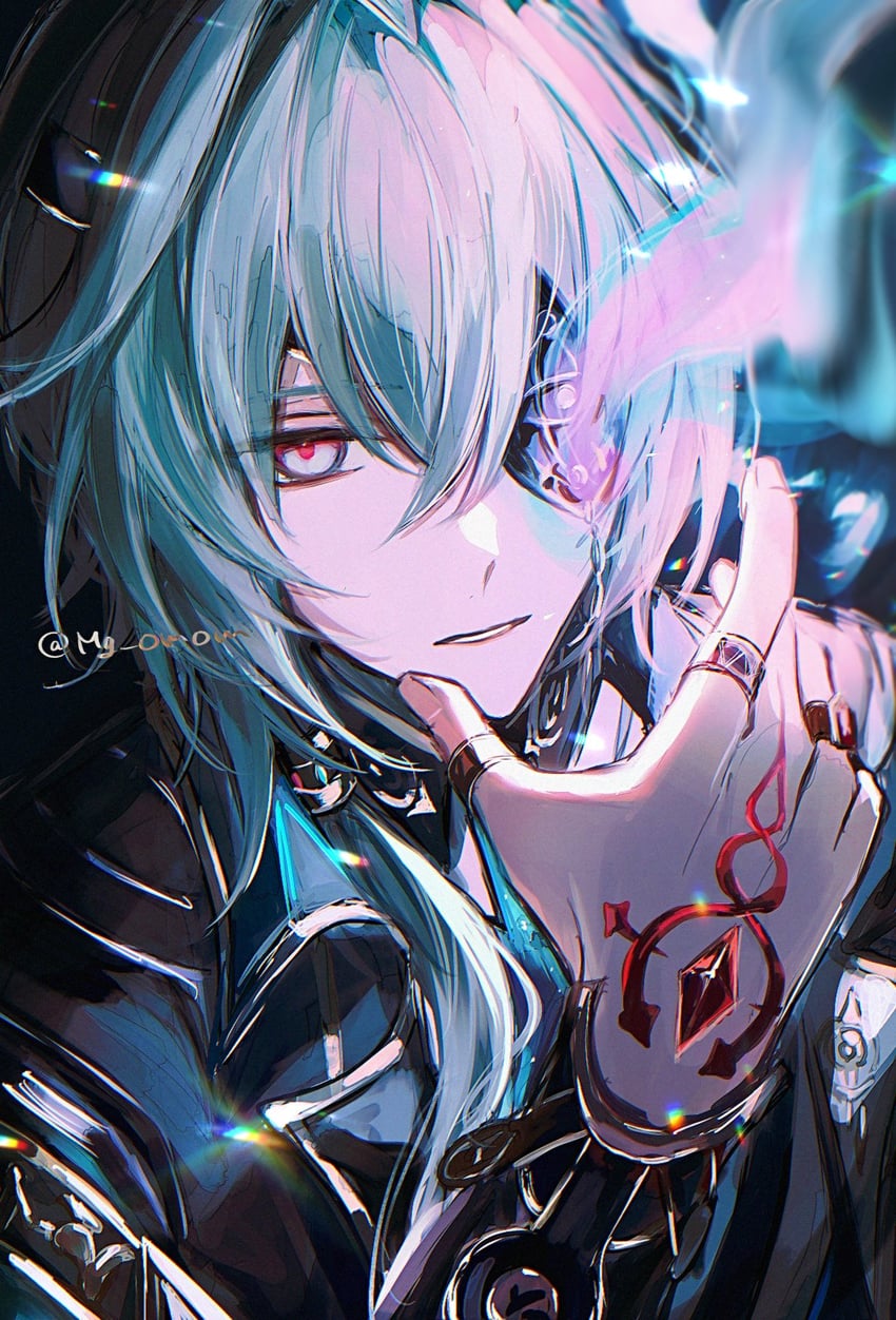 anaxa (honkai and 1 more) drawn by mg_omom