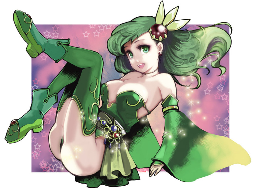 rydia (final fantasy and 1 more) drawn by miso_katsu
