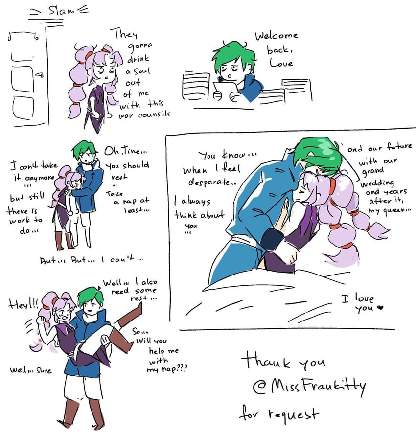 tine and ced (fire emblem and 2 more) drawn by eili_enie