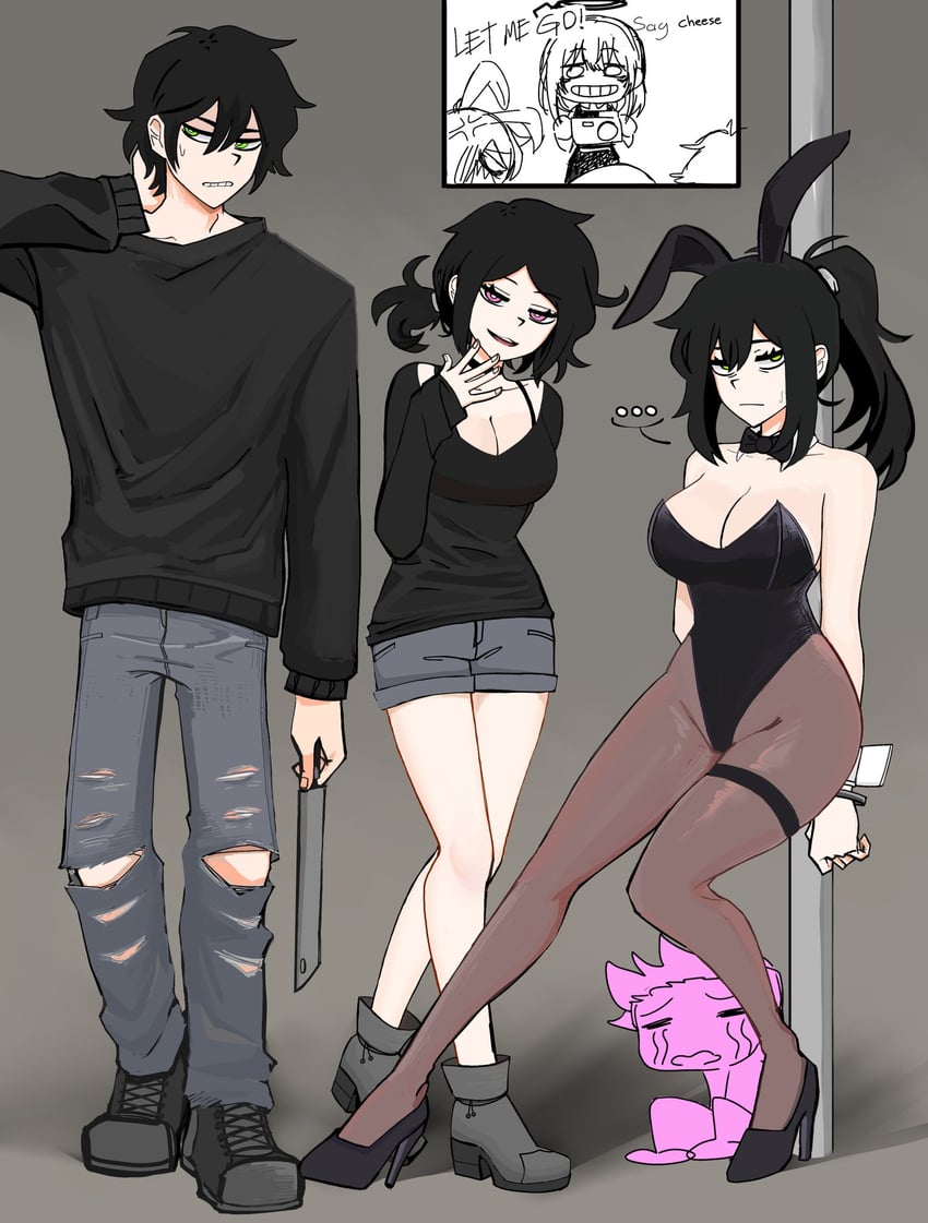 ashley graves, andrew graves, renee graves, and douglas graves (the coffin of andy and leyley) drawn by guguguguh