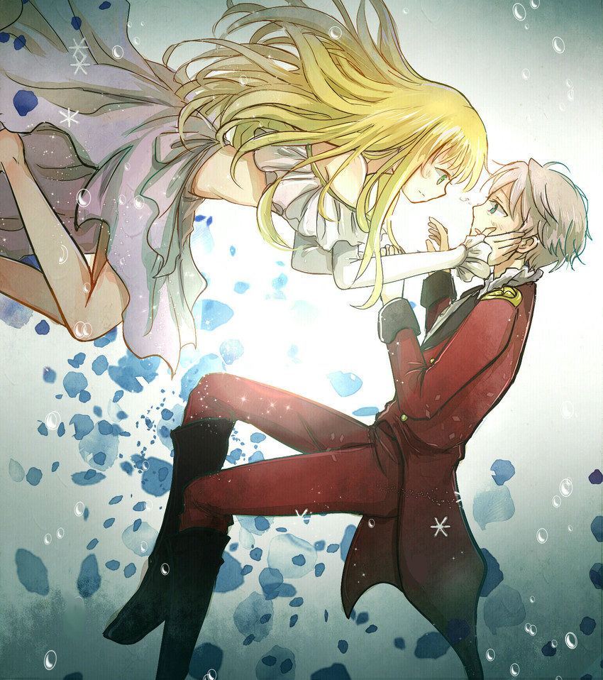 slaine troyard and asseylum vers allusia (aldnoah.zero) drawn by beartoris