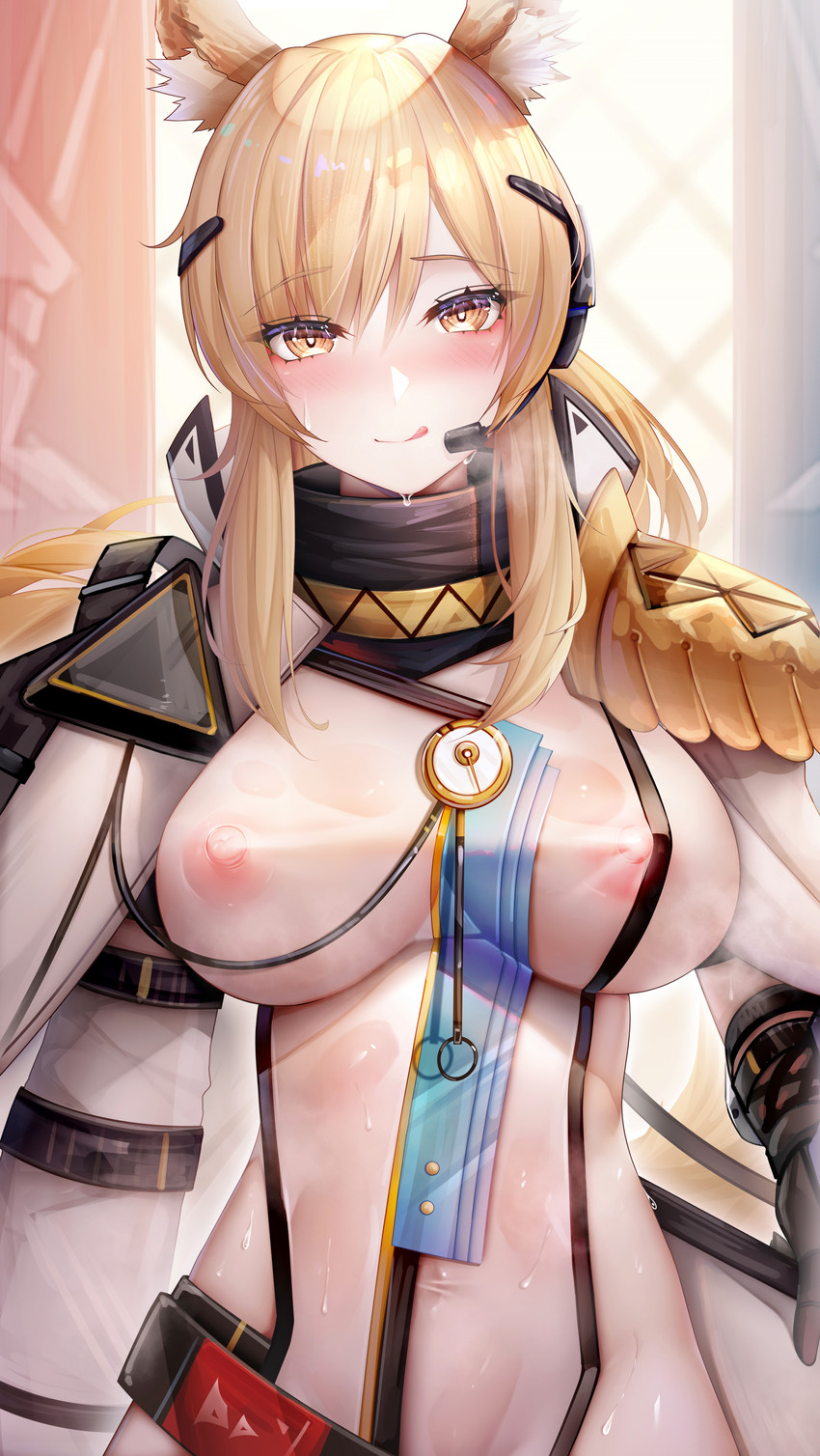 nearl and nearl the radiant knight (arknights) drawn by binggong_asylum