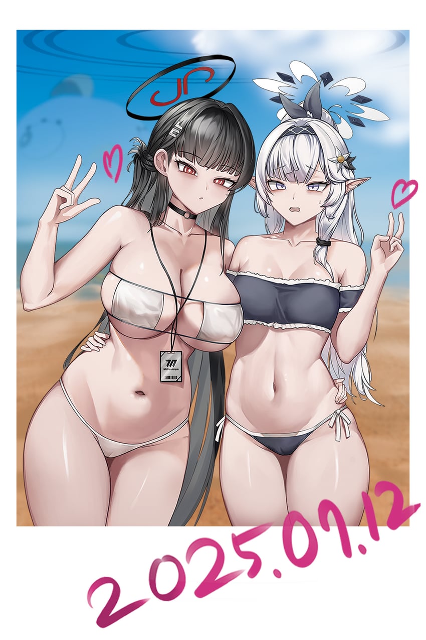 rio, himari, and perorozilla (blue archive) drawn by rolo6_4