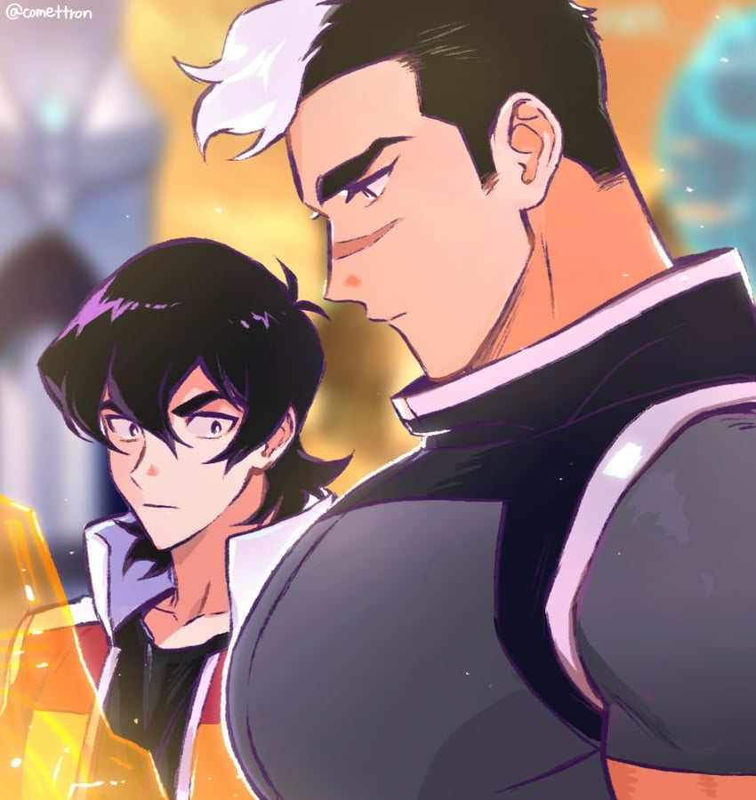 takashi shirogane and keith (voltron and 1 more) drawn by comettron
