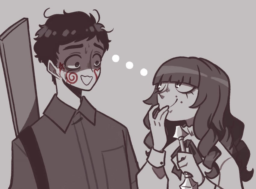 marina and levi (fear & hunger and 1 more) drawn by gabycantart