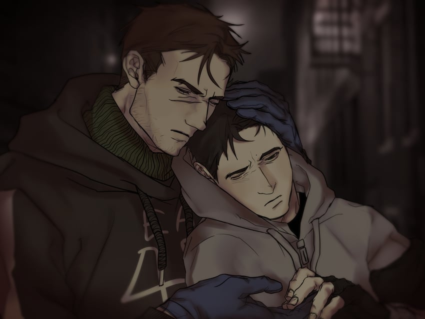 simon henriksson and david leatherhoff (cry of fear and 1 more) drawn by ju-san