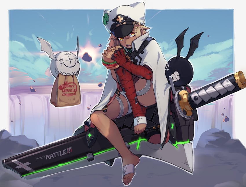 ramlethal valentine (guilty gear and 1 more) drawn by k-rha's