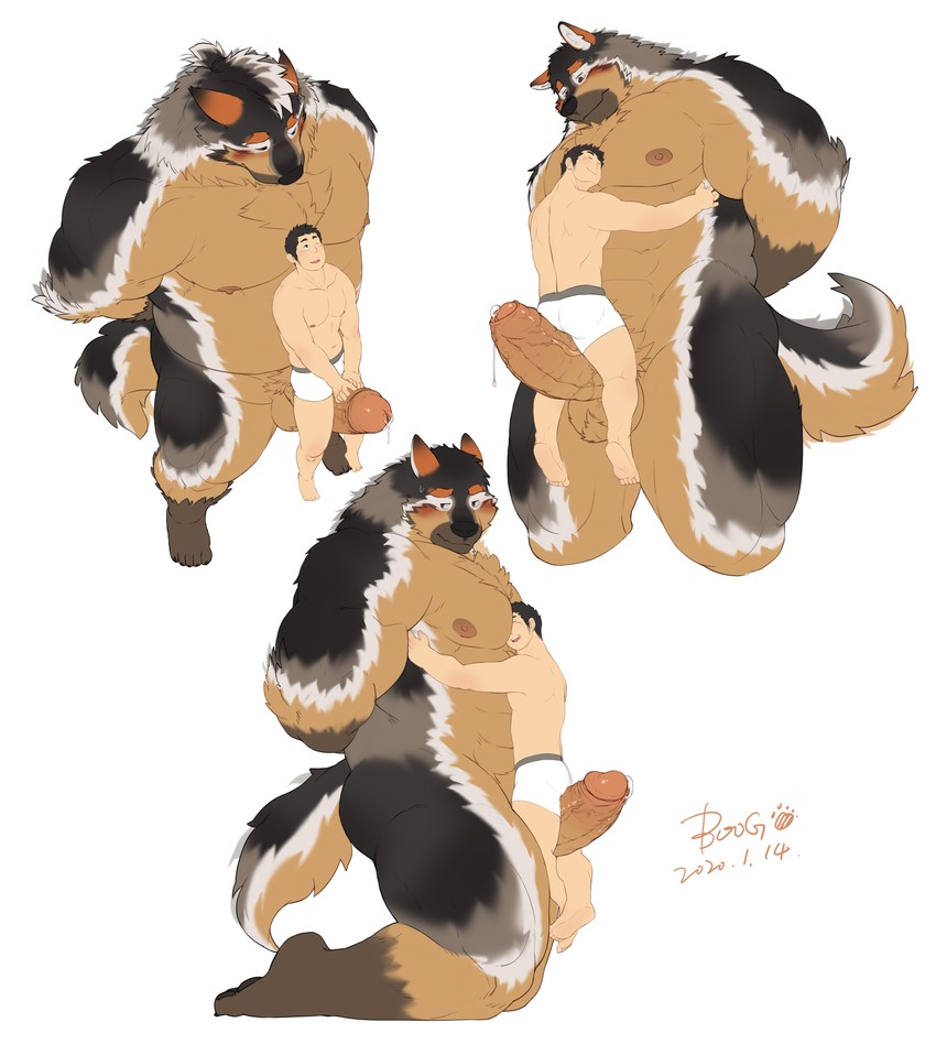 haki and artin (original) drawn by boogbogex
