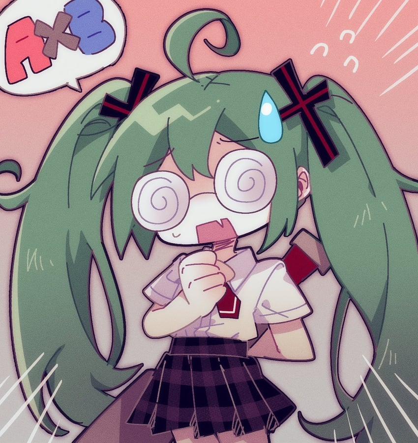 hatsune miku (vocaloid and 1 more) drawn by sznm1234