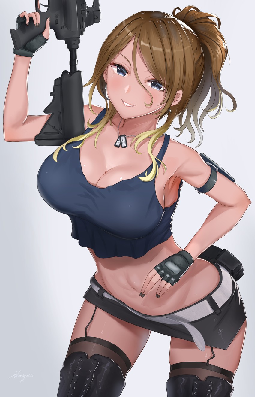 izumi mei (idolmaster and 1 more) drawn by shougun_(chuckni1)