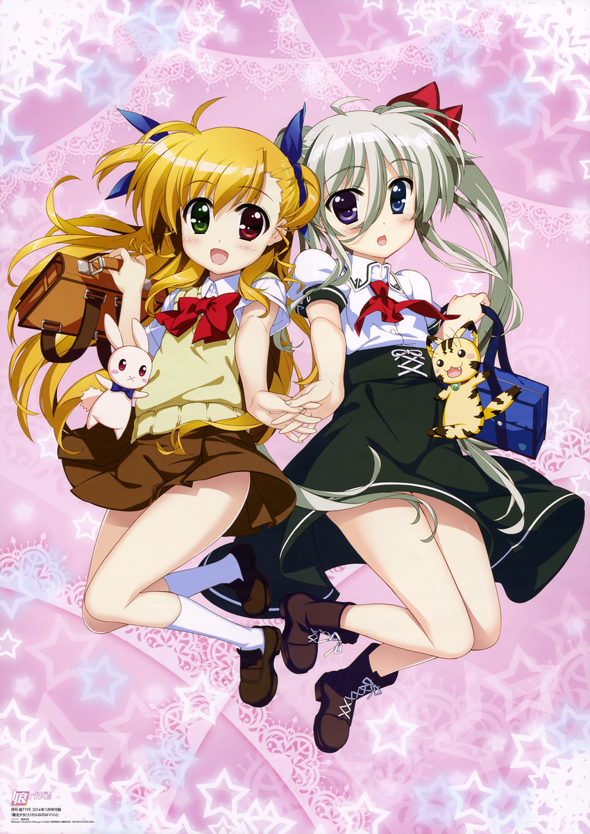 vivio, einhard stratos, and sacred heart (lyrical nanoha and 2 more) drawn by fujima_takuya