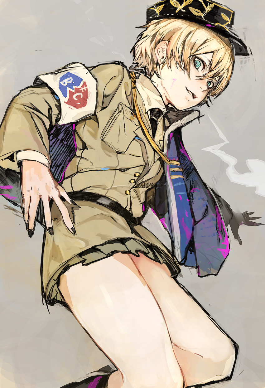asparagus (girls und panzer and 1 more) drawn by hiranko