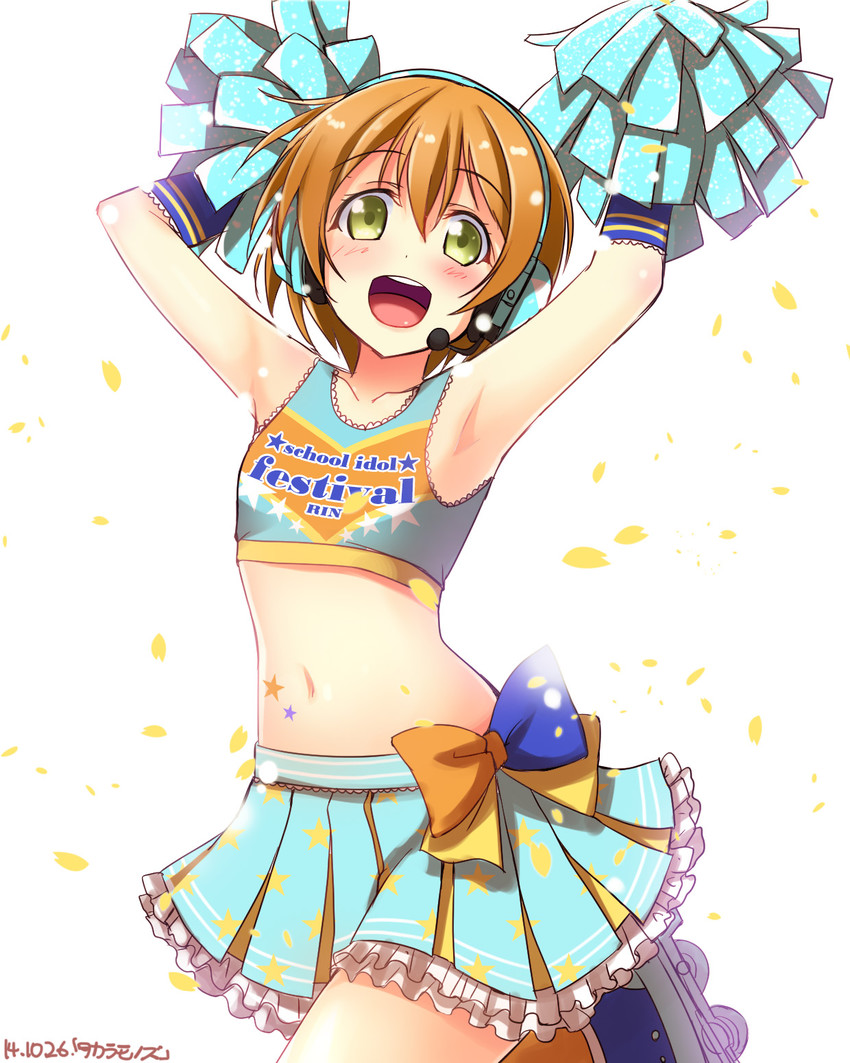 hoshizora rin (love live! and 2 more) drawn by yu-ta
