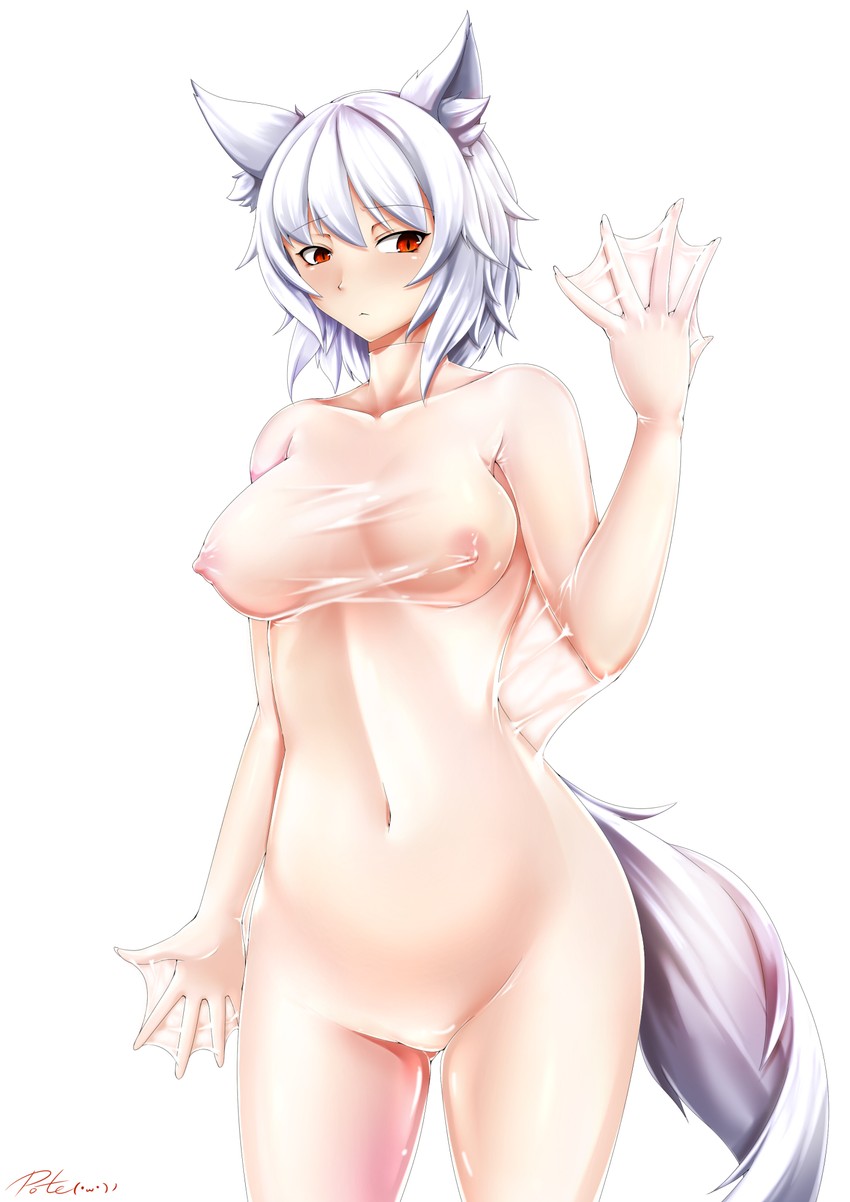 inubashiri momiji (touhou) drawn by inyuppo