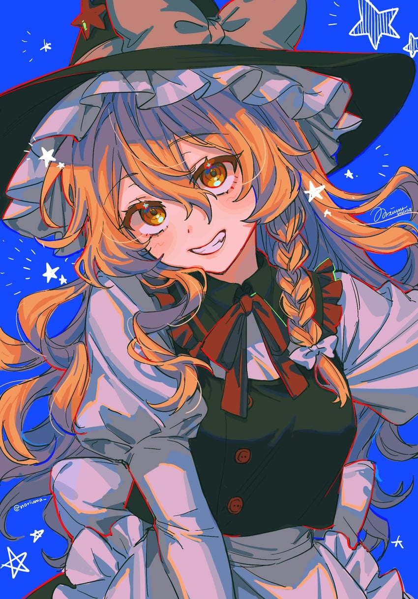 kirisame marisa (touhou and 1 more) drawn by noriuma