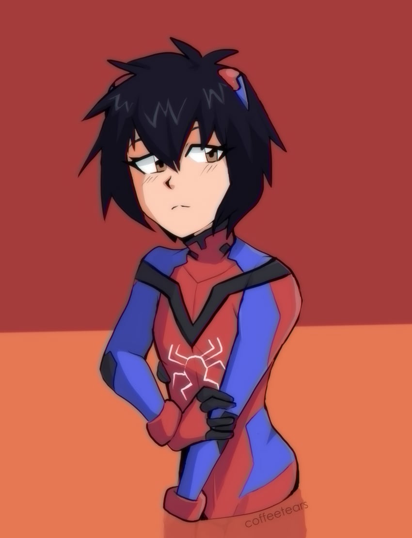 peni parker (neon genesis evangelion and 4 more) drawn by coffeetears