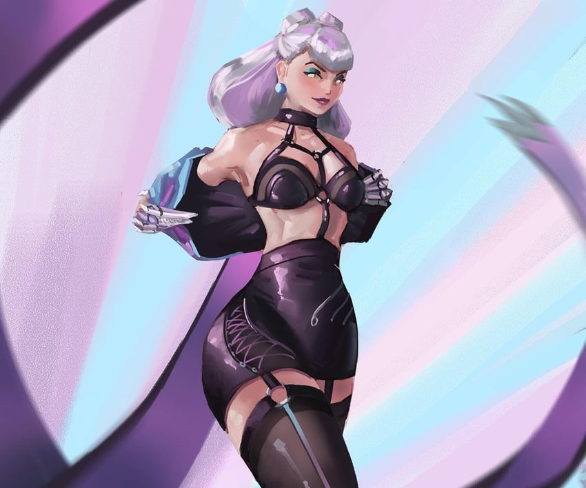 evelynn and k/da all out evelynn (league of legends) drawn by cosber_art