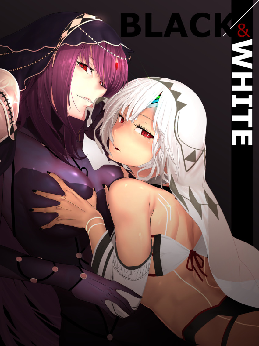 scathach and altera (fate and 1 more) drawn by i-pan