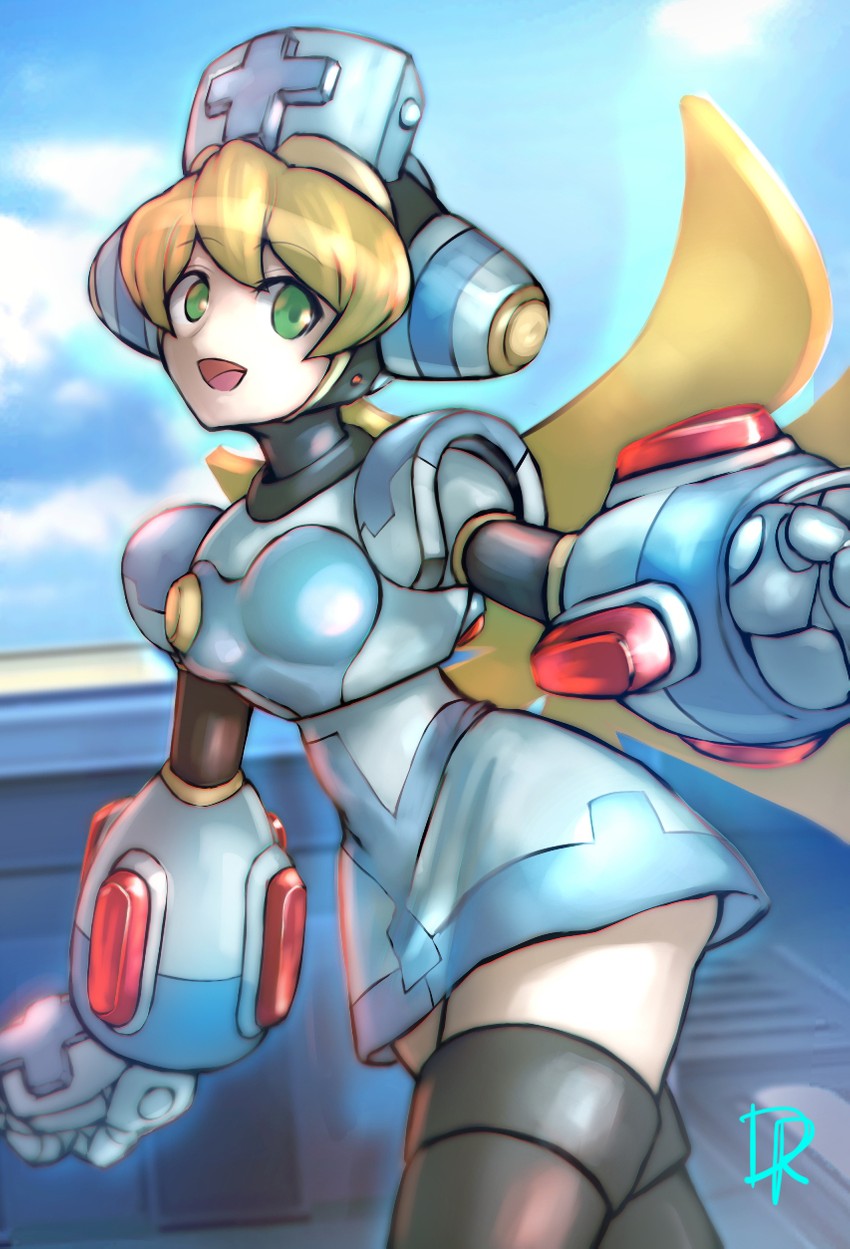 cinnamon (mega man and 2 more) drawn by minster_(dooke)