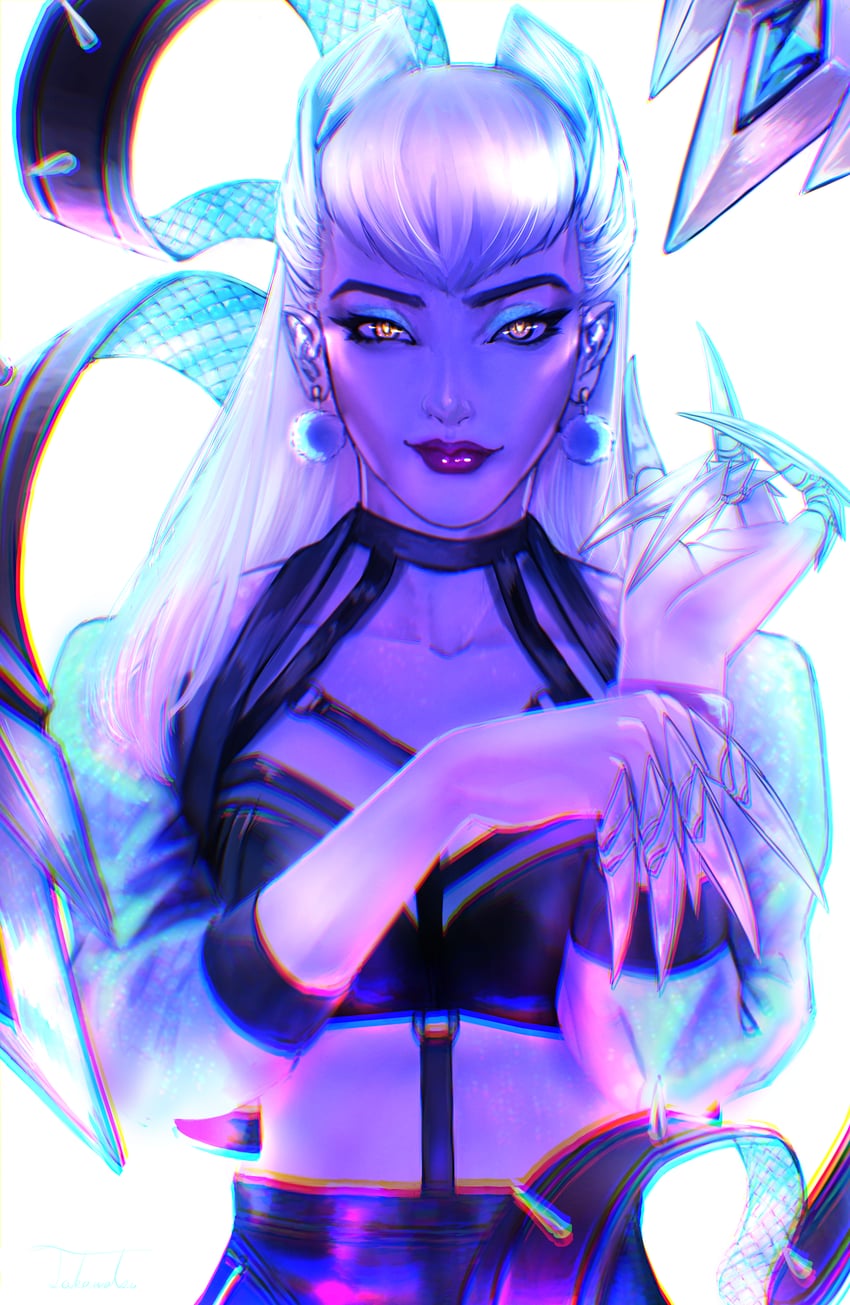 evelynn and k/da all out evelynn (league of legends) drawn by takamatsu-k