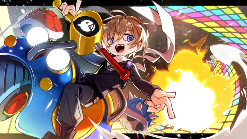 fura kanato (nijisanji and 2 more) drawn by jisshu