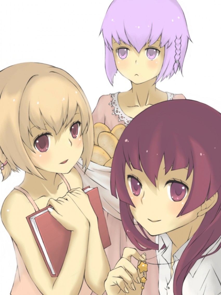saki, finnel, and tilia (ar tonelico and 1 more) drawn by tamaki_iori