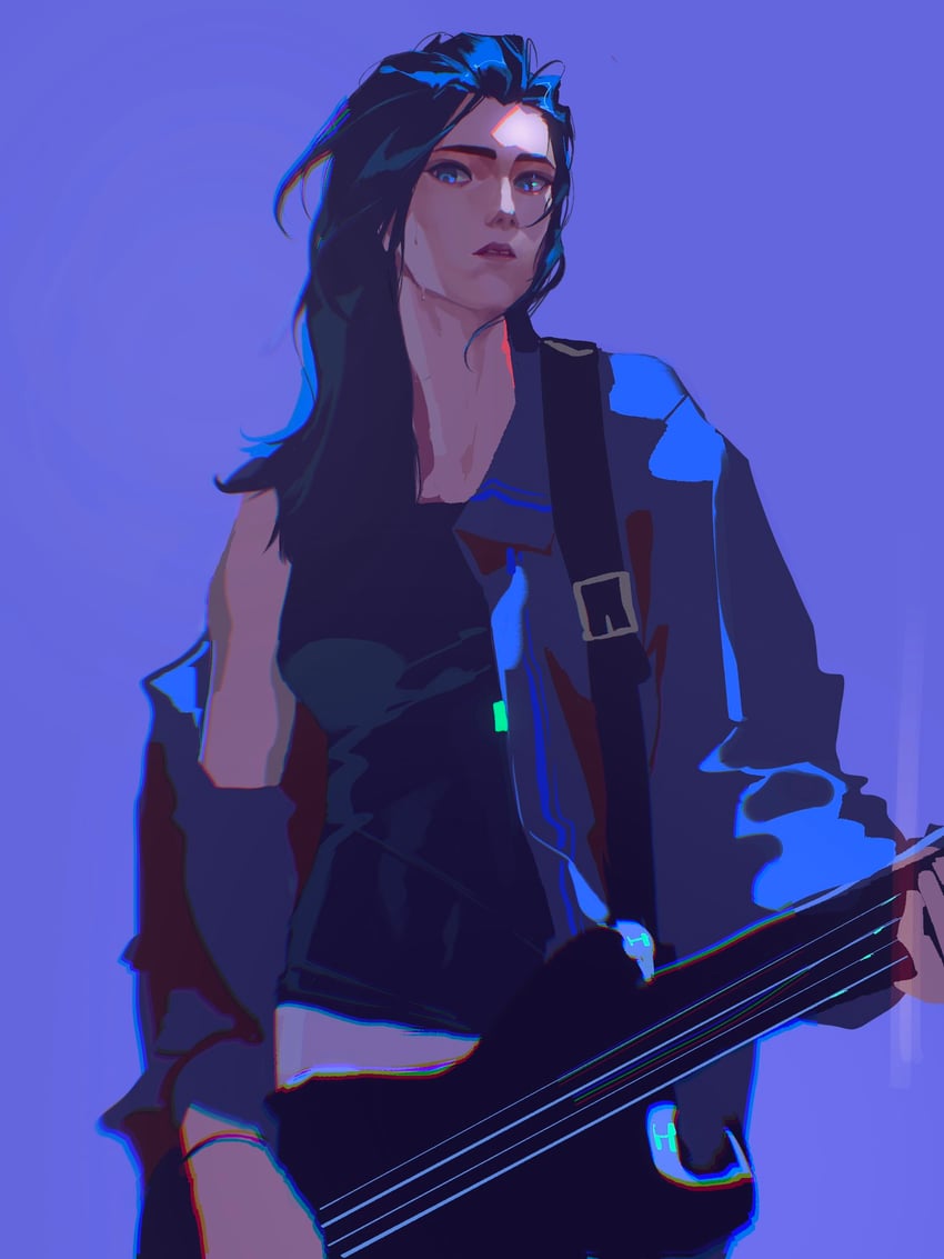 caitlyn and arcane caitlyn (league of legends and 1 more) drawn by cronostasis2333
