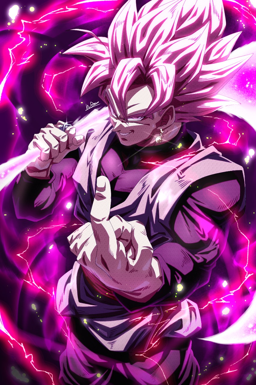 goku black (dragon ball and 1 more) drawn by sekitsuki_hayato
