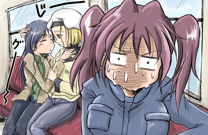 kajiwara sora, asou natsumi, and torikai hazuki (sketchbook full colors) drawn by mayagisu