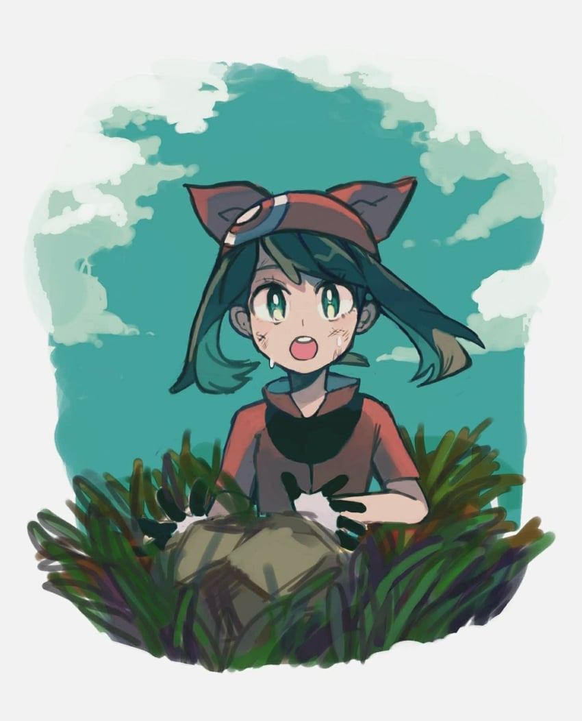 may (pokemon and 1 more) drawn by shichibee_(stm_mimi)